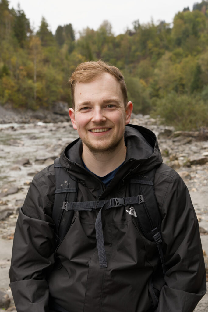 Fabian beim Wandern